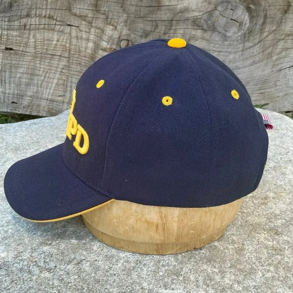 NYPD Vintage Baseball Cap Hat New York Police Department Side Patch US Flag